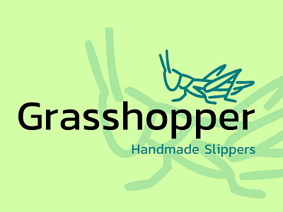 Grasshopper Slippers grasshopper green logo slippers