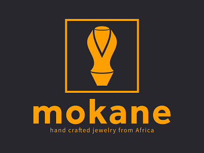 Mokane branding jewelry logo modern