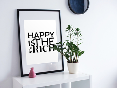 Happy Poster fonts poster typography