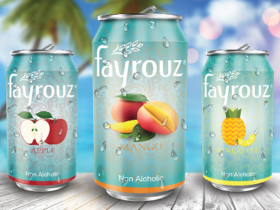Fayrouz Unofficial Adv 2017 adv apple fayrouz mango packaging pineapple summer unofficial