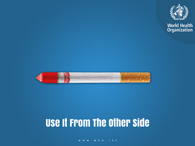 WHO unofficial social media campaign 2019 behance health kill no smoking smoke smoking who world health organization worlld