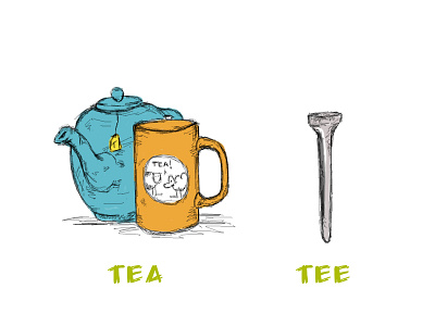 Tea / Tee illustration wacom