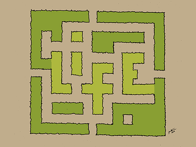 Maze animation drawing illustration maze