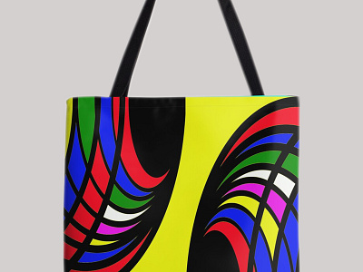 Encentric all over print tote bag