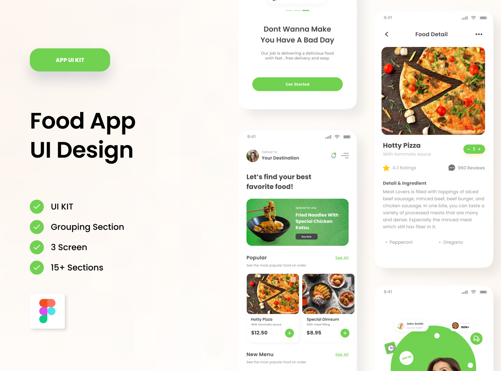 Food app ui design by Adekeye Olaoluwa on Dribbble