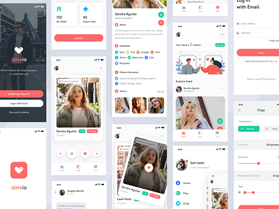 Dating app ui design app app design dating app design design for you graphic design mobile app design ui ui ux design uiux