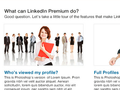 LinkedIn - Premium Tour