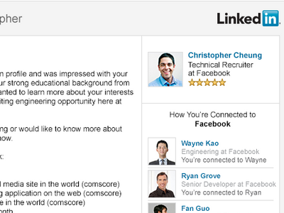 LinkedIn - Contextual InMail