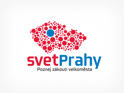 Final concept Svět Prahy / World of Prague brand design logo portal praha svet world