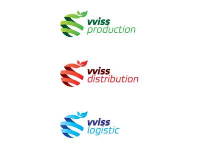 VVISS / Logo variations blue brand floral fruit green logo red shape vegetable vviss wip