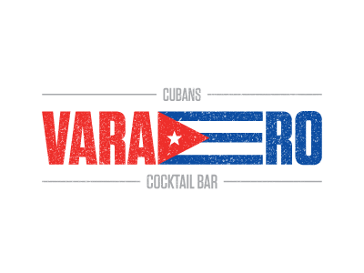 Varadero | Cubans Cocktail Bar bar blue cocktails cubans flag red varadero