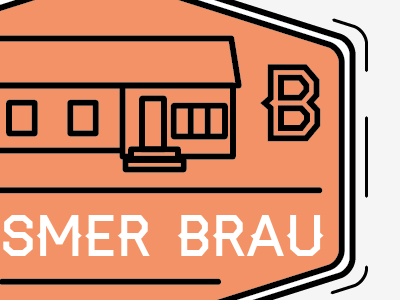 Brosmer Brau beer label