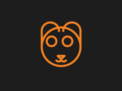 big eyed teddy bear icon