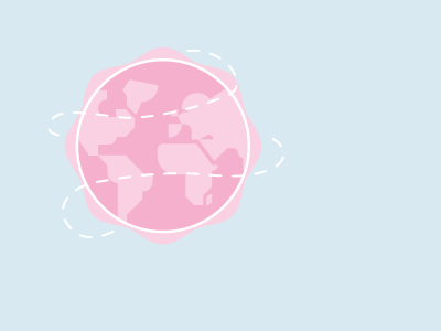 Pink Globe