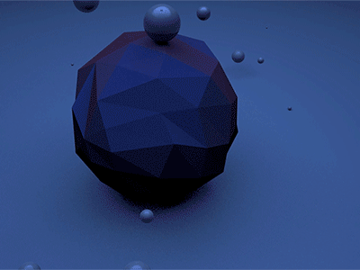 Spinny Balls Animation Test [GIF] c4d gif