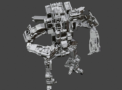 Robot 3d 3dmodel lowpoly render robot