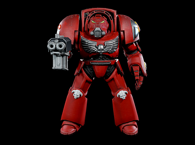 Terminator 3d 3dmodel character hulk lowpoly sci fi space war warrior