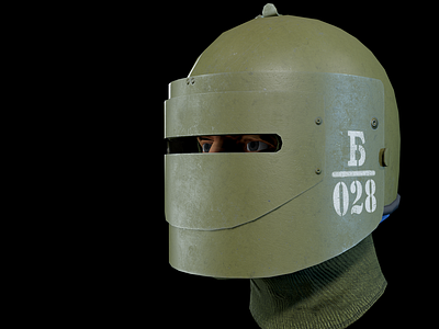 Heavy helmet Maska-1SCH 3d 3dart 3dmodel armor assault combat helmet lowpoly
