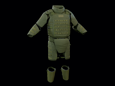 Assault heavy armor vest