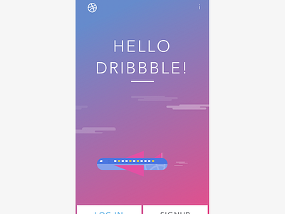 Hello Dribbble - Debut