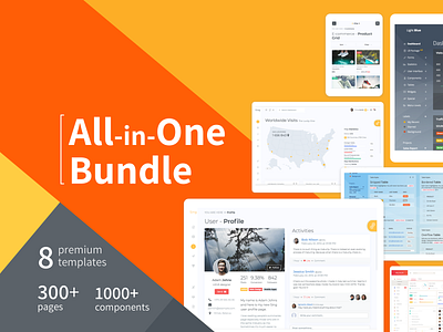 Bundle admin dashboard admin template art bundle component library components dashboad design graphic design template