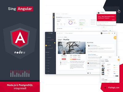 Angular Admin Template admin template angular article blog dashboad design graphic design illustration nodejs ui ui ux