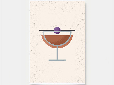 Manhattan - Cocktail Poster