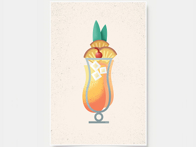 Mai Tai - Cocktail Poster