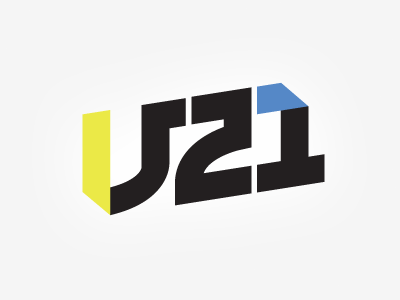 U21 design football identity logo soccer sport tv