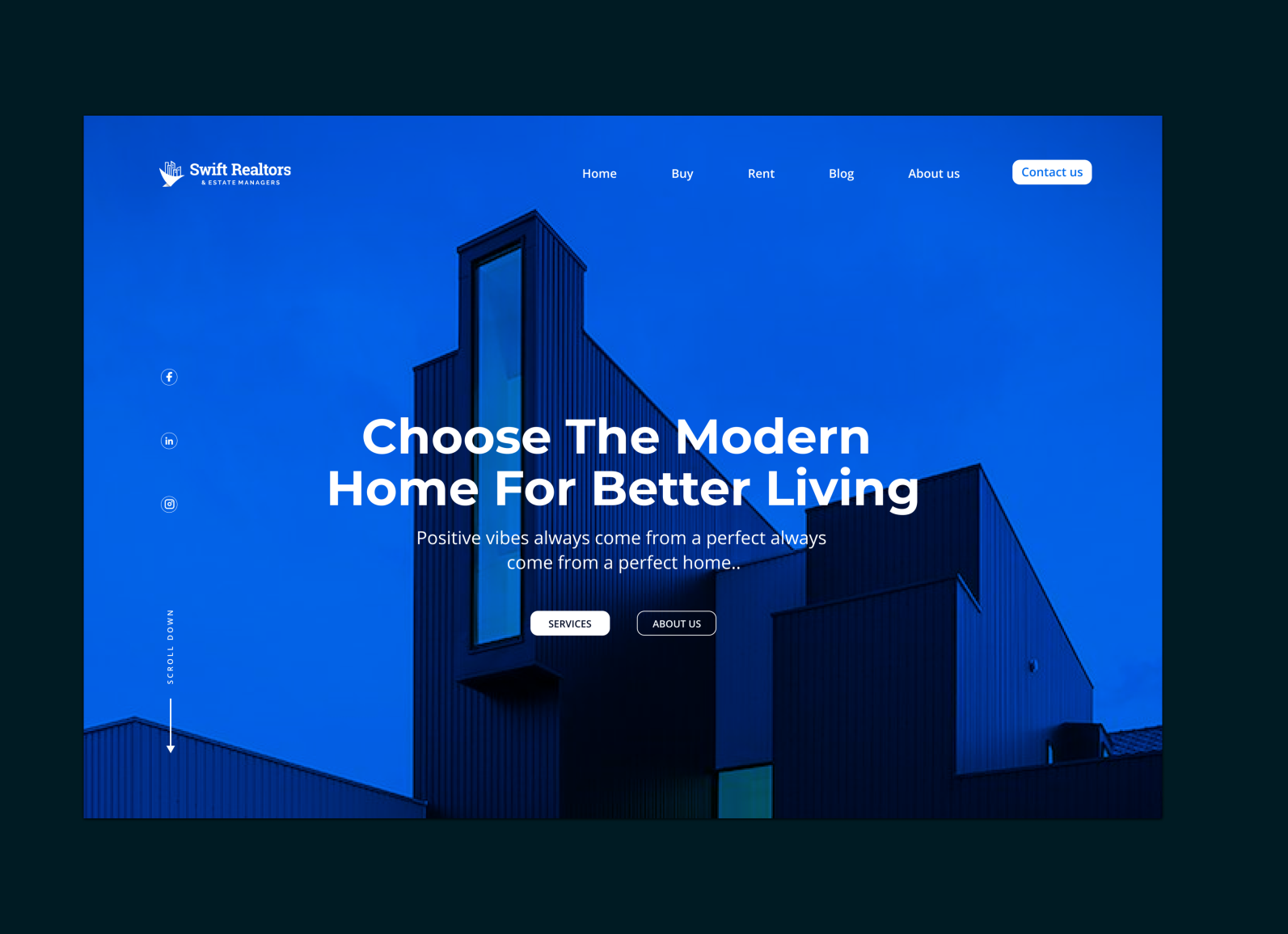 SWIFT REALTORS WEBSITE by Akinbola ADETOMIWA 🦧 on Dribbble