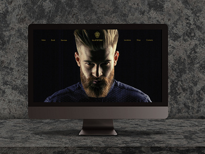 Barbershop website design