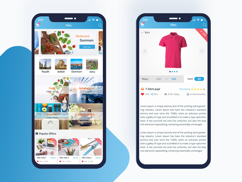 Copo Mobile App Design