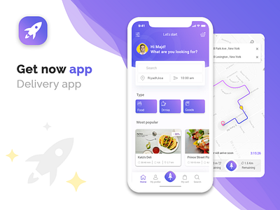 Get now - Delivery UI/UX app adobe adobe after effects adobexd android design download free freelancer graphic design illistrator ios iphonex mobile photoshop sketch ui ux web