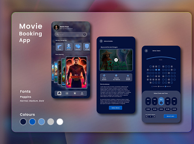 Movie Ticket Booking App ui ux