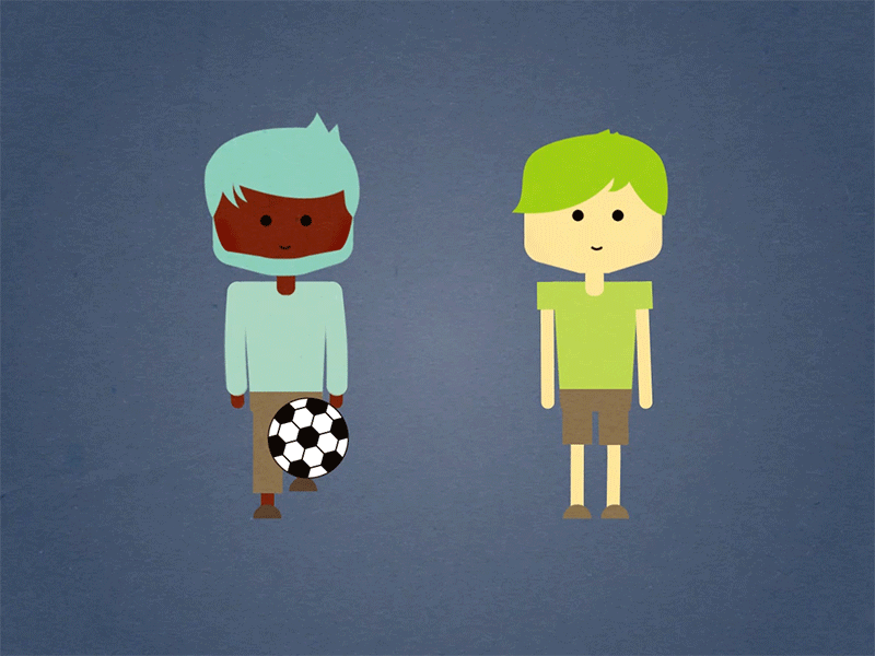 Futsal Guys animation character animation characters football futsal kick loop motion graphics soccer sports vector characters
