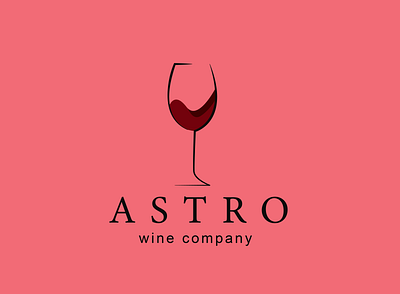 ASTRO - wine company graphic design logo