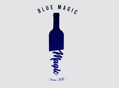 Blue Magic graphic design illustration logo typography