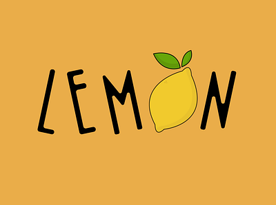 Lemon branding design graphic design illustration logo minimaliste typography vector