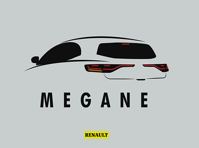 Renault - Megane branding design graphic design illustration logo typography vector