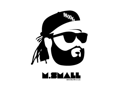 M.Small illustration simple vector