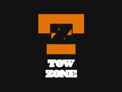 Tow Zone logo typography