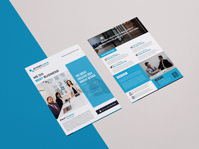Corporate and Business:- Double Side Brochure Design