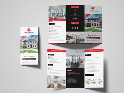 Real Estate Business Trifold Brochure Template agent brochure bifold brochure brochure design business brochure business flyer business trifold design flyer home brochure logo modern professional brochure real estate real estate brochure real estate trifold realestate realtor brochure trifold trifold brochure