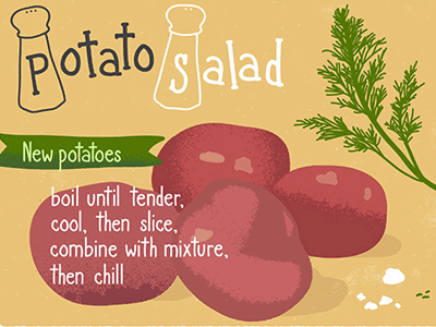 Dill Potato Salad recipe