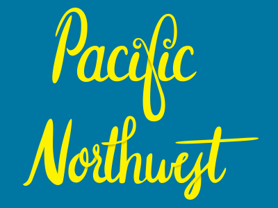 Pacific Northwest handlettering