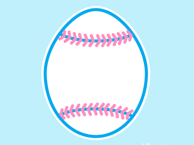 Baseball Easter Egg ball baseball easter sports