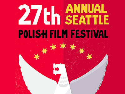 Polish Film Festival poster concept editorial handlettering lettering phillustrations polish texture vector