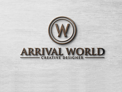 Arrival world Logo Design By Shakhayet Hossain