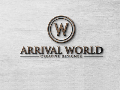 Arrival world Logo Design By Shakhayet Hossain