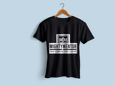 MightyMentor Channel T-shirt Design branding design graphic design illustration t shirt t shirt design ui